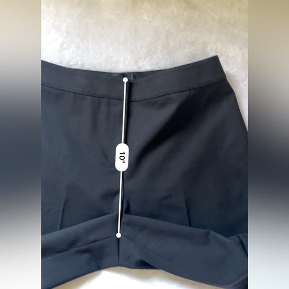 St. John Diana Wool Straight Leg Pants Size 4 Black Workwear Career - Picture 7 of 17